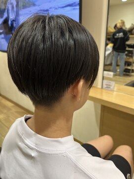 ラファンス 栗林店(LaFENCE) 丸みショート/ツーブロック/刈り上げ/黒髪/学割/爽やか/制服