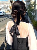 お呼ばれアレンジ