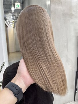 キラ 原宿(KILLA) 髪質改善LAケラチントリートメント×ダブルカラー×ベージュ