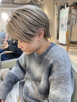 テトラ バイ ネオリーブ 横浜西口店(tetra by neolive)&nbsp;横浜★ケアブリーチハイトーンの韓国風ダブルカラー