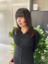 キャラハーフ 池袋東口店(KYARA HALF)&nbsp;ロングウルフ/フェイスレイヤー/レイヤーカット