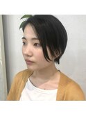 前下がりショートボブ/ハンサムショート/前髪なし【SYUK高円寺】