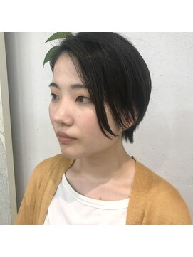 シュク 高円寺(SYUK) 前下がりショートボブ/ハンサムショート/前髪なし【SYUK高円寺】