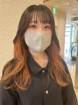 ケンジ 平塚ラスカ店(KENJE) オレンジカラー/インナーカラー