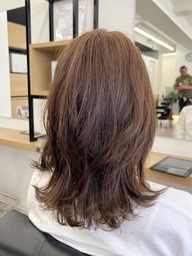 銀座ラボ 津田沼店(LA BO) ミディアムレイヤー/髪質改善カラー