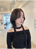 似合わせカット 顔まわりレイヤー 韓国風
