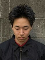 エルマーク 心斎橋(L-MARK) アップバングツーブロックバーバーフェードツイストメッシュ