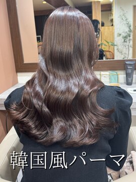 アミー 銀座(Ammy) コテ巻き風・韓国風パーマ