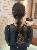 結婚式ヘアセット