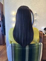 エルサフィロ キタハマ(el zafiro kitahama)&nbsp;20×30×40代×透明感×ロング×髪質改善×レイヤー×グレージュ