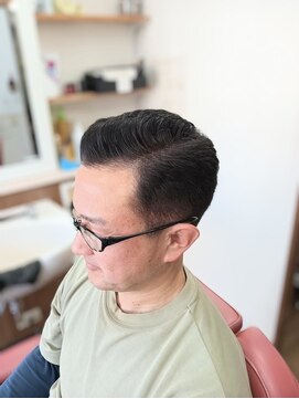 髪部リアン(髪部 lien) 白髪染めグレイアッシュトーン7+アイロン仕上げ