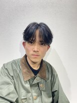 ハイプ(HYPE)&nbsp;ニュアンスパーマ/センターパート/メンズサロン/メンズ/眉毛