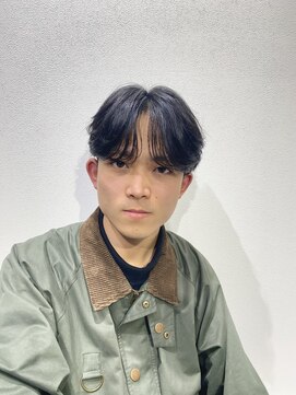 ハイプ(HYPE) ニュアンスパーマ/センターパート/メンズサロン/メンズ/眉毛