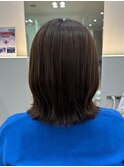 切りっぱなしボブ