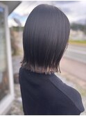 切りっぱなしボブ　クール　大人女性　美髪　ヘアケアヘッドスパ