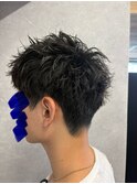 【ツイスト/ケアパーマ】ルーズツイストスパイキーショート