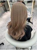 ミディアムヘア暗めカラー/デザインカラー/フェイスフレーミング