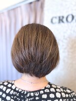 クロス(CROSS) ひし形/後頭部ふんわり/大人可愛い/40代50代60代/ミセスヘア