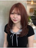 韓国レイヤー×ピンクベージュ
