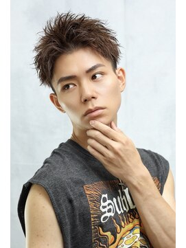 リップス 吉祥寺店 (LIPPS) 短髪ツイストパーマツーブロック刈り上げ