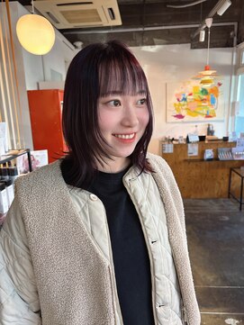 艶カラー透明感カラー