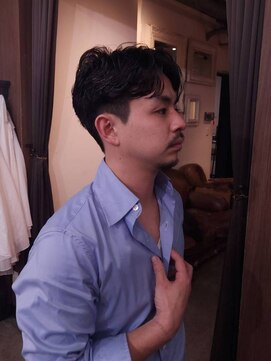 ブロック ジャポン(bloc japon) ニュアンスパーマセンターパートショート