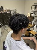メンズ_波巻きパーマ