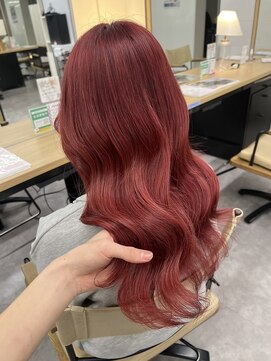 ケア 神戸(CARE) 韓国アイドル風、レッドカラー