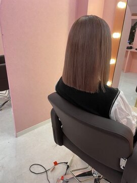 ジオ 国分寺(the O's) 切りっぱなしボブ/エアリーロング/美髪/ピンクブラウン[国分寺]