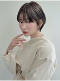 前髪ありショートカット*大人ショート*白髪染め*30代40代50代