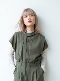 髪質改善/透け感グレージュ/前髪パーマ/ハイライト/川口駅/川口