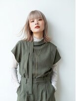 アッシュ 川口店(Ash)&nbsp;髪質改善/透け感グレージュ/前髪パーマ/ハイライト/川口駅/川口