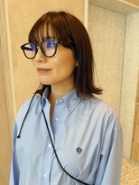 オン キャナルシティ博多前店(on) 【晴音】外はねボブ/切りっぱなしボブ/アッシュブラウン/30代