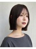 ハッシュカット/大人ショートヘア/ボブ/20代30代/新宿