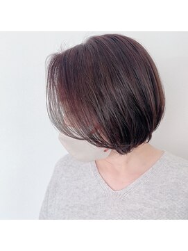 ナンバーフォーナチュラル(NO4 natural) 162. ピンクブラウン/ショートボブ/似合わせ/ツヤ感
