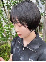 アース いわき店(HAIR&MAKE EARTH)&nbsp;ナチュラルブラック×大人ショート