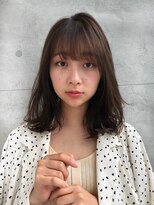 【GARDEN 田中麻由】小顔ミディアム×ブランジュベージュカラー