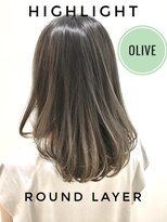 トルネード(TORNADO) ラウンドレイヤーオリーブハイライト