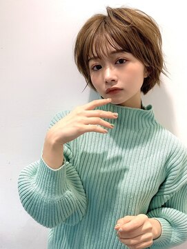 ローハ アゲオ(Lowha -ageo-) ラフにお洒落なアンニュイショートボブ