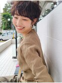 マッシュショートのワンカールパーマ【middle】野村恵子