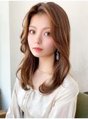 アフロートみきな韓国ヘア小顔ミディアム顔まわりくびれヨシン