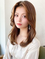 アフロート ディル(AFLOAT D'L)&nbsp;アフロートみきな韓国ヘア小顔ミディアム顔まわりくびれヨシン