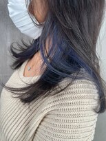 ネウィ 川崎(newi)&nbsp;インナー・イヤリングカラー×ネイビーブルー