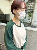 *滝田*似合わせカット 小顔マッシュショート ピンクベージュ