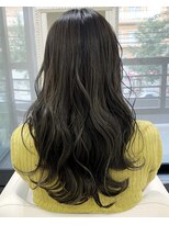 ヘアメイク マルナ 本店(HAIR MAKE MALUNA) 【MALUNA ペコ】透明感満載夏の暗髪ロング