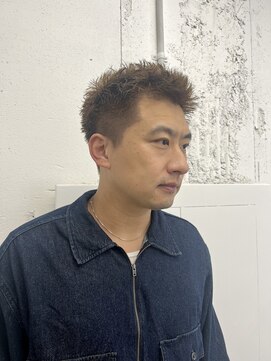 ユイツ メンズ刈り上げショート×ダブルカラー