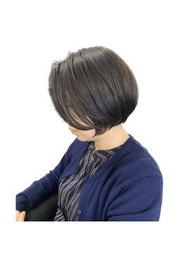 ムニ(MUNI) ＊ショートボブ×ダークグレー＊