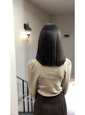 髪質改善×straight hair