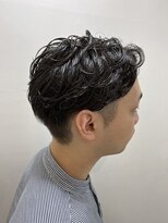 エアーエイチ(air-H) ツーブロック×パーマ