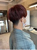 【札幌 メンズカット/メンズカラー/ダブルカラー/レッド】